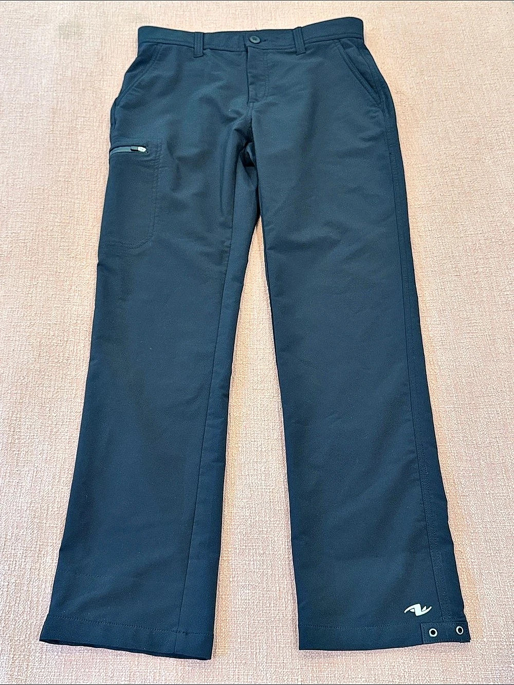W34L31.5 men’s tech cargo pants in navy Blue Size Medium